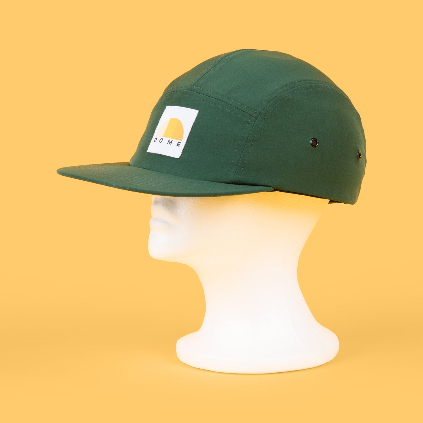 Dome Hat compared to an average head