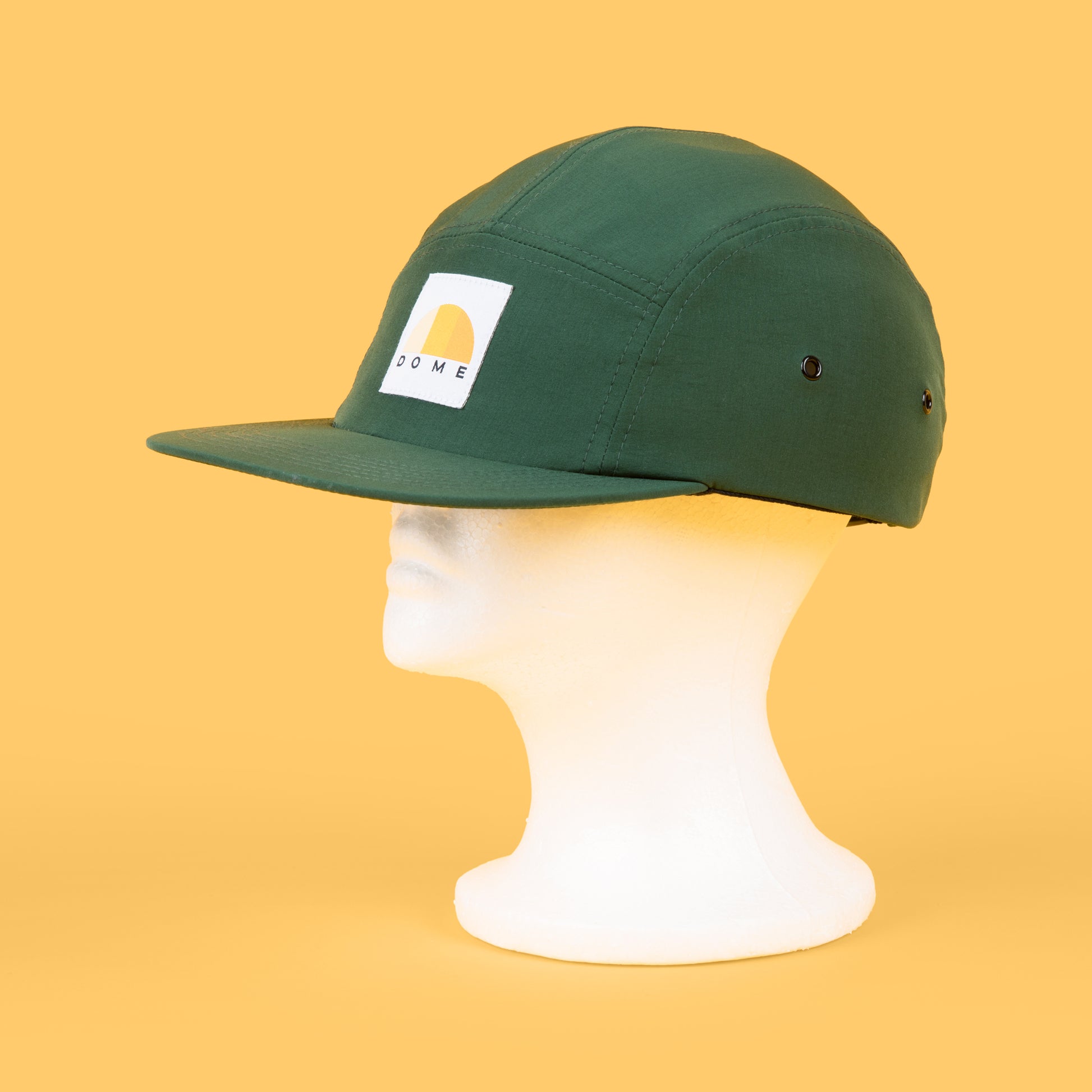 Dome Hat compared to an average head