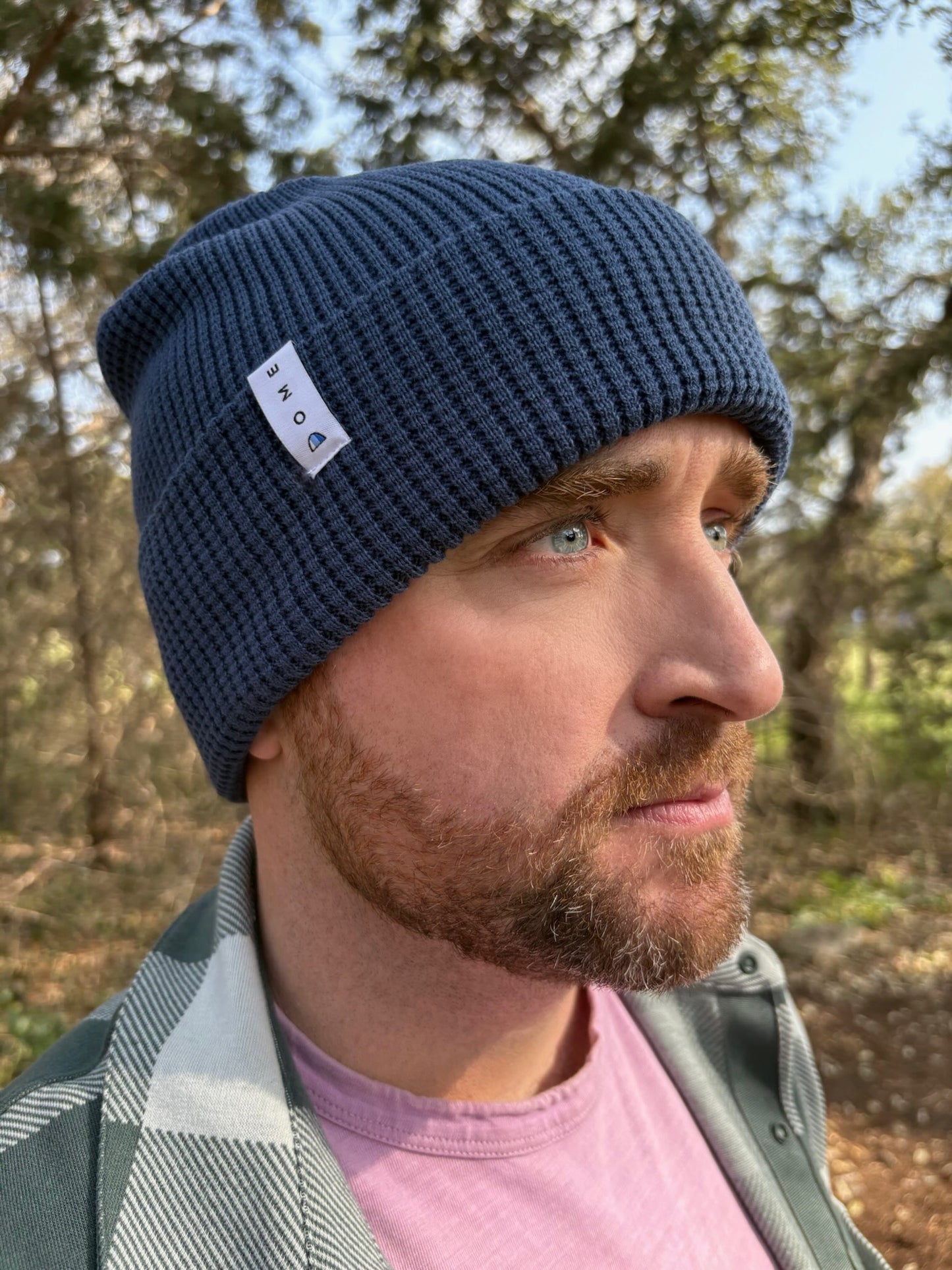 Redwood Navy Premium Knit Beanie